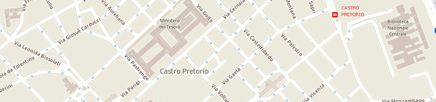 Mappa della impresa i 3 srl a ROMA
