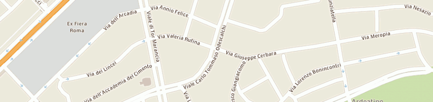 Mappa della impresa cencetti massimo a ROMA