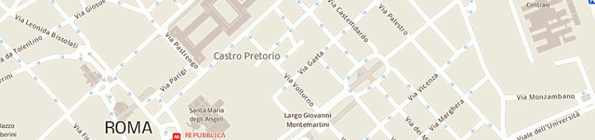Mappa della impresa hotel windrose srl a ROMA