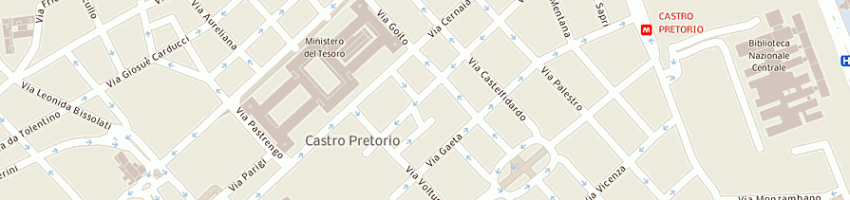 Mappa della impresa d'achille franco a ROMA