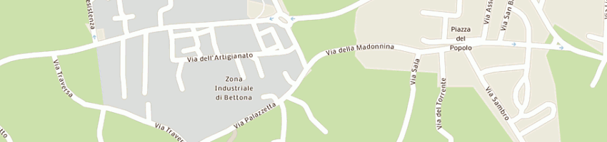Mappa della impresa cassa di risparmio di foligno (spa) a BETTONA