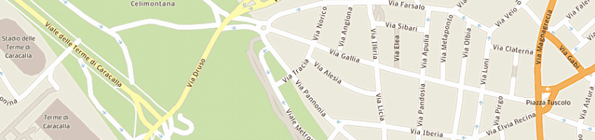 Mappa della impresa dubbini massimo a ROMA