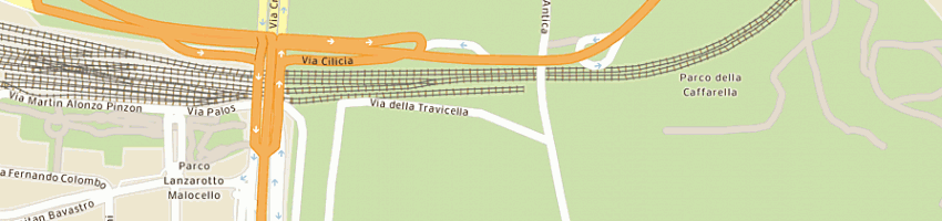 Mappa della impresa agip servizi a ROMA