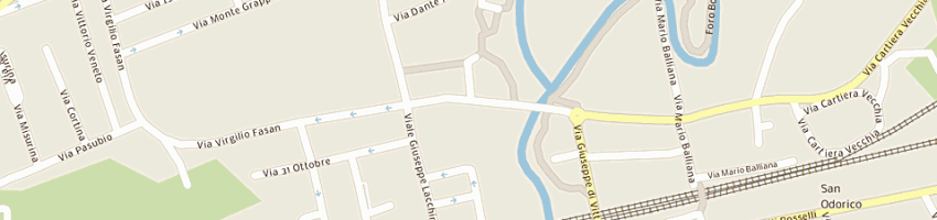 Mappa della impresa bonfrutta srl a SACILE