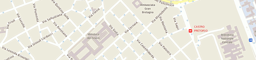 Mappa della impresa associazione studio petrangeli e partners a ROMA