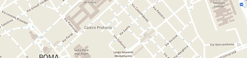 Mappa della impresa international consulting di ing e moriani e c sas a ROMA