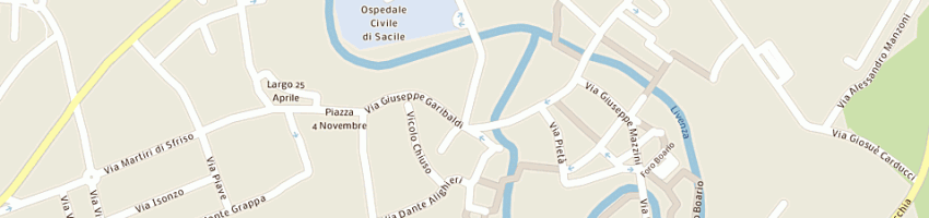 Mappa della impresa gs srl a VENEZIA