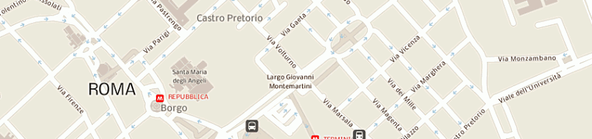 Mappa della impresa toptown (srl) a ROMA