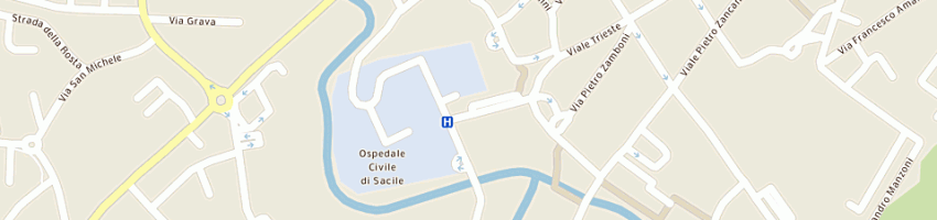 Mappa della impresa filo d'argento auser-provinc a SACILE