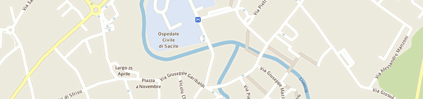 Mappa della impresa immobiliare erika srl a SACILE