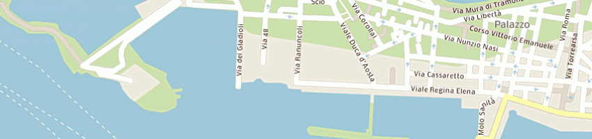 Mappa della impresa capitaneria di porto a TRAPANI