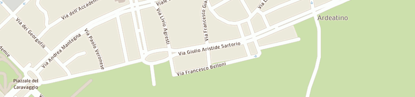 Mappa della impresa societa vetreria sorbi snc a ROMA