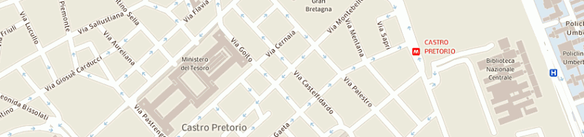 Mappa della impresa hotel alpi a ROMA