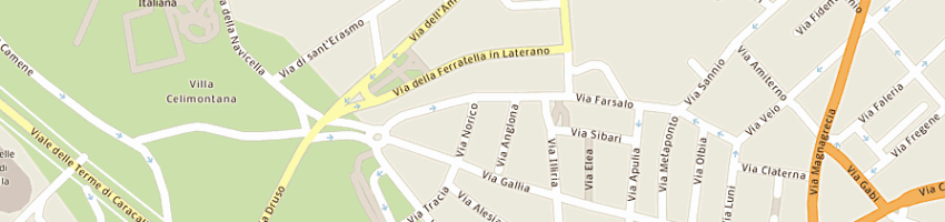 Mappa della impresa due ci sas di carlino carlo a ROMA