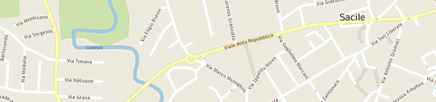 Mappa della impresa c e g friends' snc di savastri valerica luiza a SACILE
