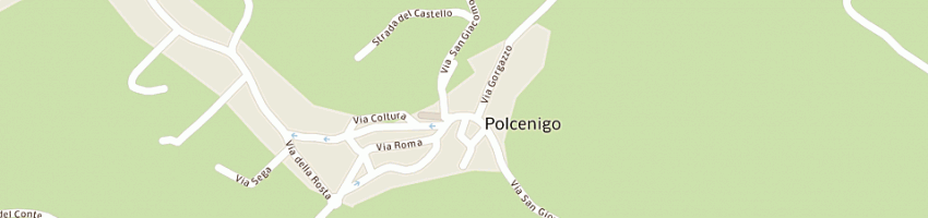 Mappa della impresa pradella luigi e c (snc) a POLCENIGO