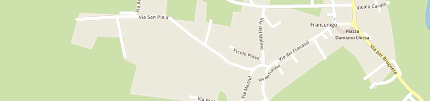 Mappa della impresa mobilificio la perla snc di tonello sonia e c a GAIARINE