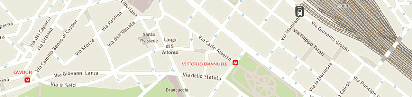 Mappa della impresa parrocchia santa maria maggiore a ROMA
