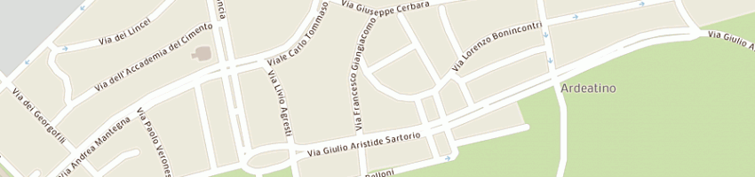 Mappa della impresa pagine sas di elena carta e c a ROMA