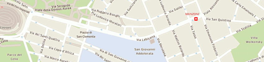 Mappa della impresa usi lazio a ROMA