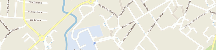 Mappa della impresa rossetto a SACILE