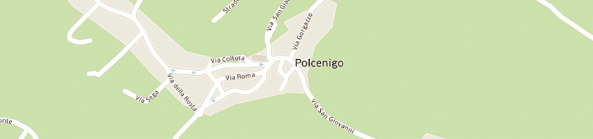 Mappa della impresa municipio a POLCENIGO