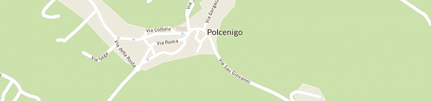 Mappa della impresa bar polcenigo pinocchio di carugno enzo a POLCENIGO