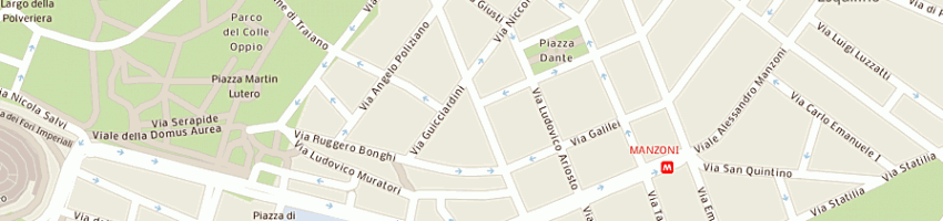 Mappa della impresa farmacia merulana snc a ROMA