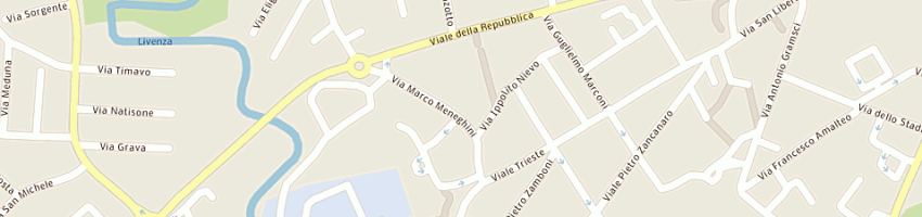 Mappa della impresa rossetto roberto a SACILE