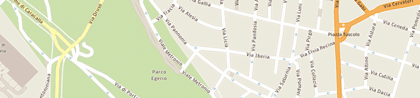 Mappa della impresa arcomano vito a ROMA