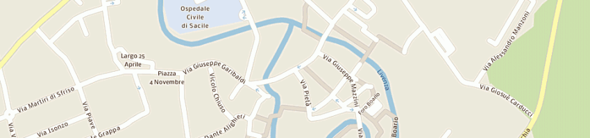 Mappa della impresa uniriscossioni spa a SACILE