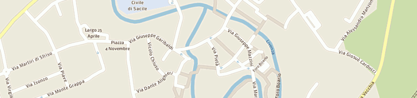 Mappa della impresa la giraffa snc di turchetto f e mutton r a SACILE