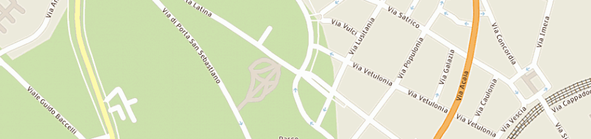 Mappa della impresa ristorante orazio a ROMA
