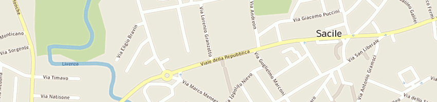 Mappa della impresa narder autoveicoli sas di michele massimo e c a SACILE