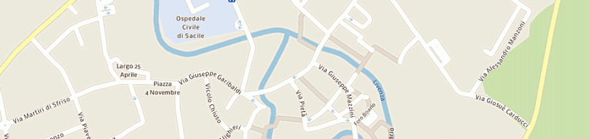 Mappa della impresa modacasa a SACILE