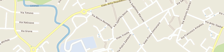 Mappa della impresa studio vendruscolo srl a SACILE