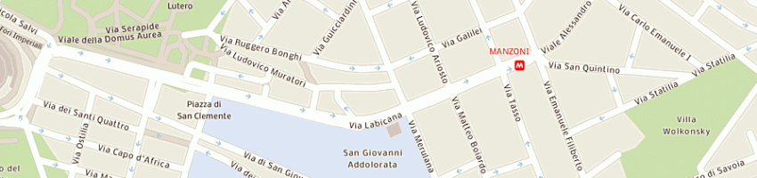 Mappa della impresa mediterraneo sauna a ROMA