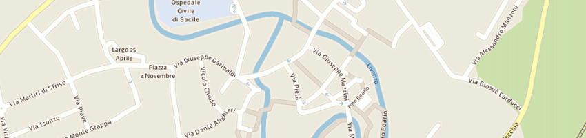 Mappa della impresa da re (srl) a SACILE