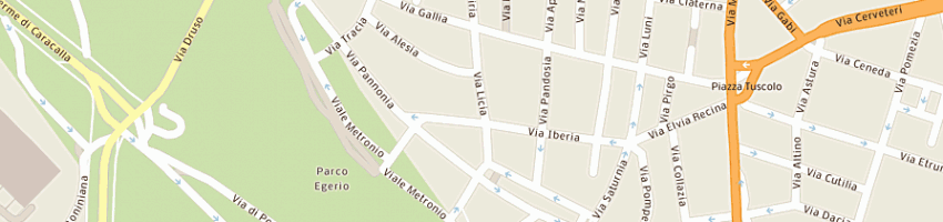 Mappa della impresa queen srl a ROMA