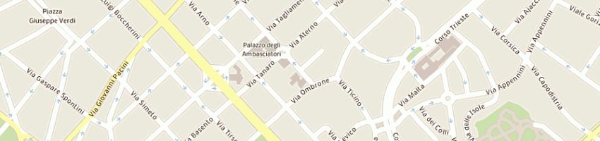 Mappa della impresa inein srl a ROMA