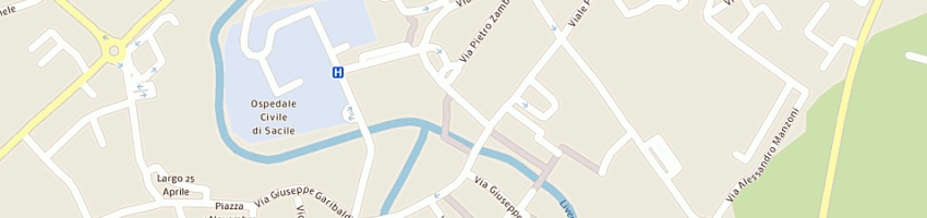 Mappa della impresa chiaradia cesarina a SACILE