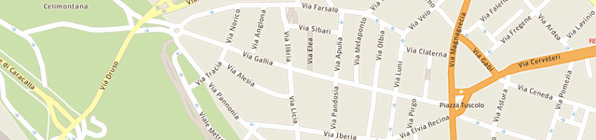 Mappa della impresa crisel instruments srl a ROMA