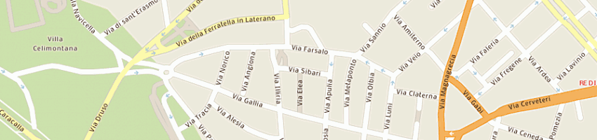 Mappa della impresa gorgolini e figli di gorgolini angelo snc a ROMA