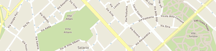 Mappa della impresa comir srl a ROMA