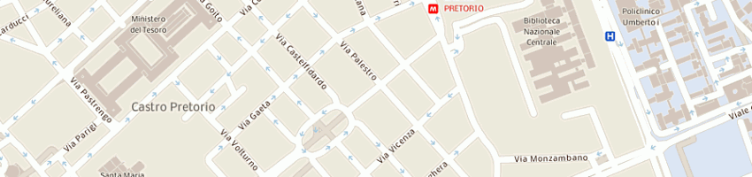 Mappa della impresa bar valentini nazzareno a ROMA