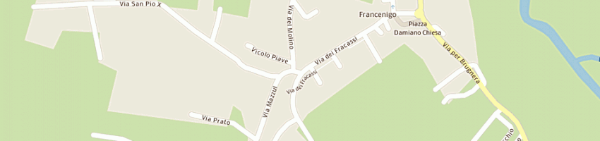 Mappa della impresa poles silvano a GAIARINE