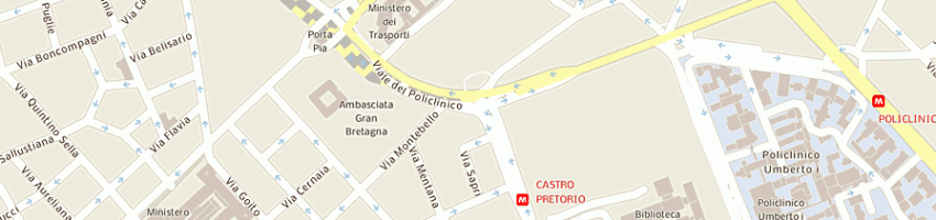 Mappa della impresa dipartimento del trasporto marittimo a ROMA