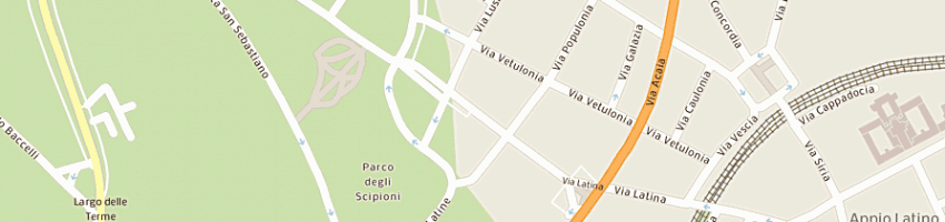 Mappa della impresa giusti francesco a ROMA