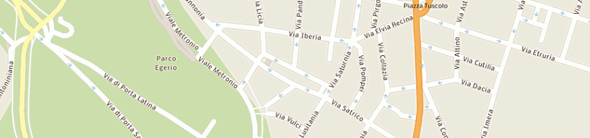 Mappa della impresa merra anna a ROMA