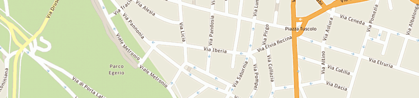 Mappa della impresa caresta rita a ROMA